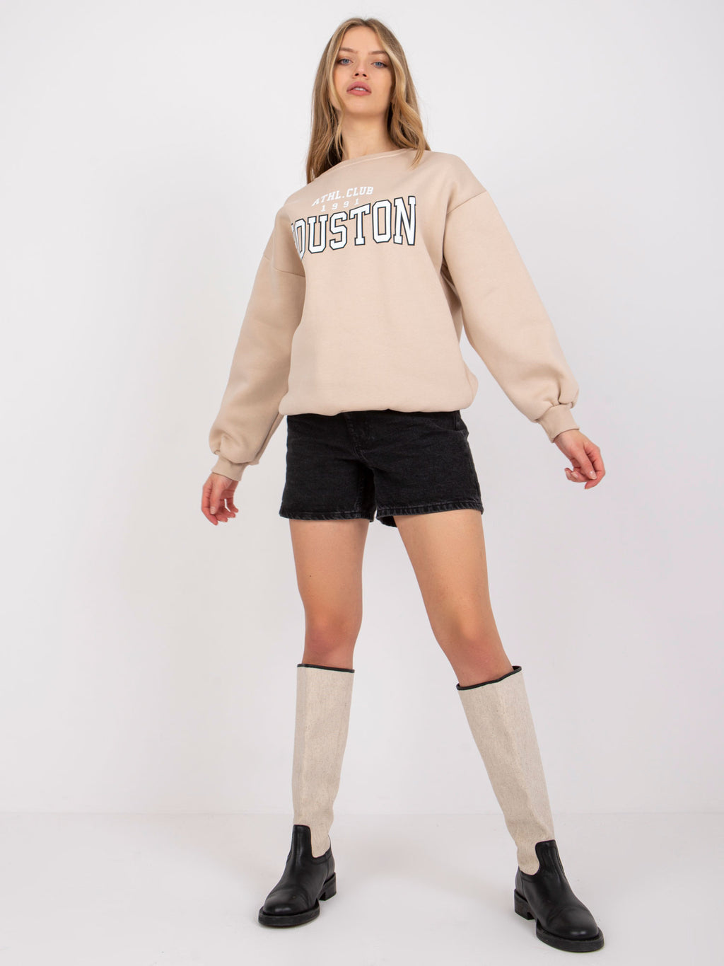 Bluza bez kaptura ex moda