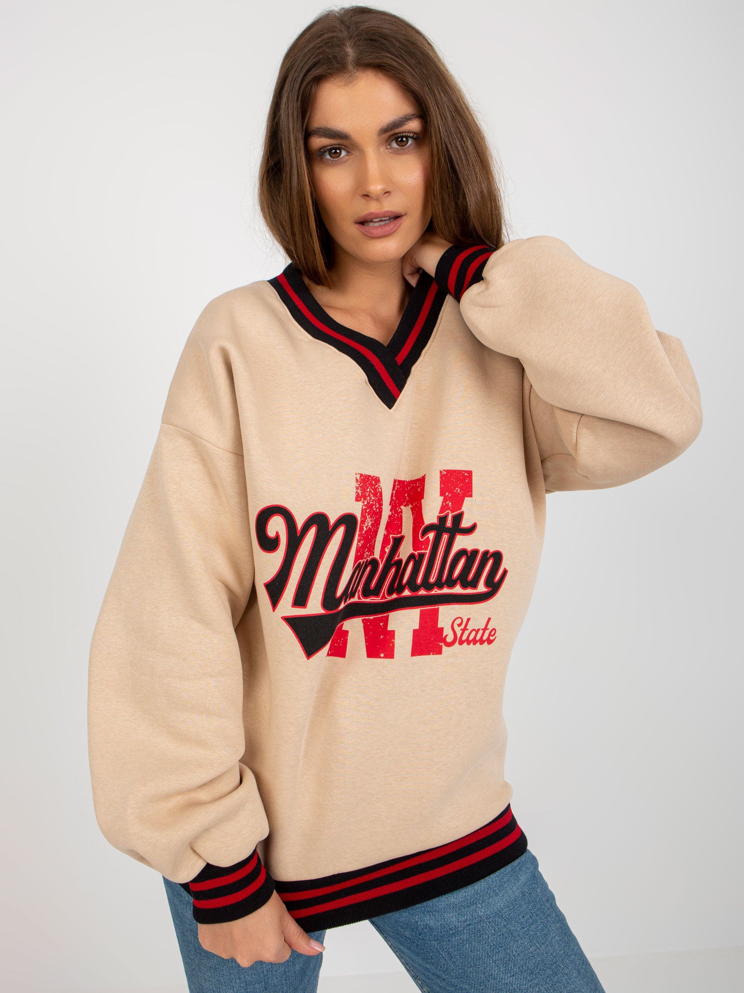 Bluza bez kaptura ex moda