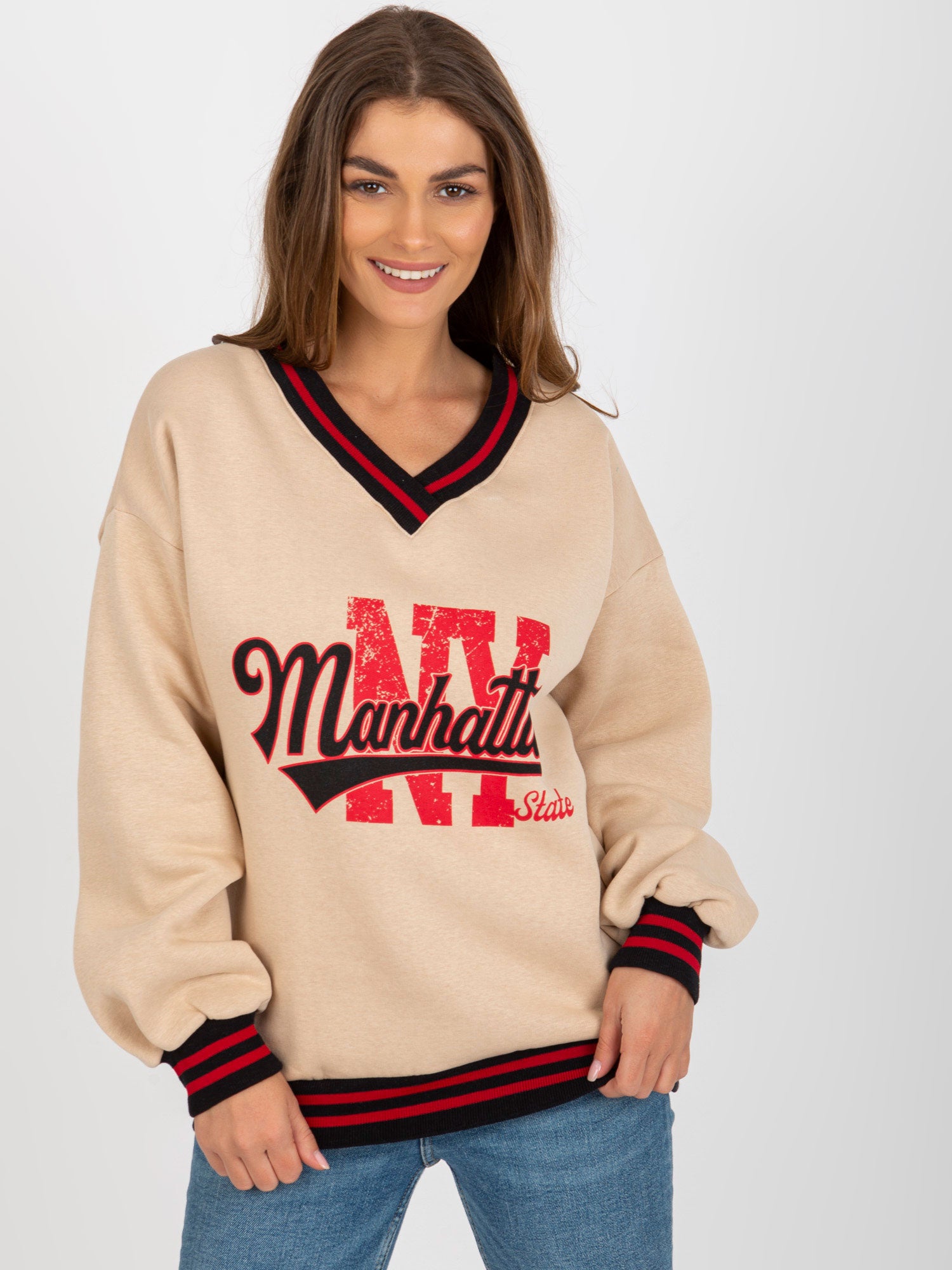 Bluza bez kaptura ex moda