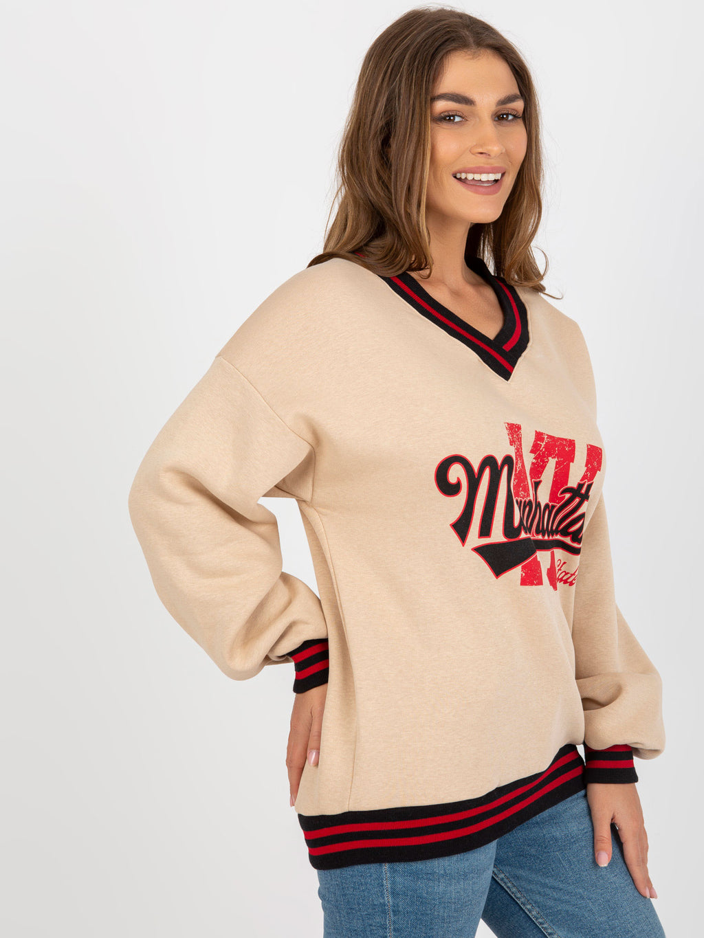 Bluza bez kaptura ex moda