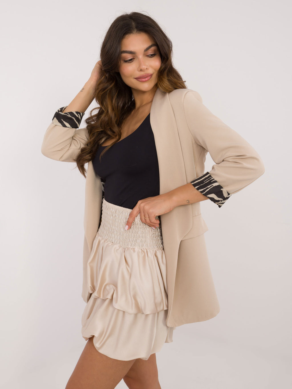 Spódnica z falbaną ITALY MODA