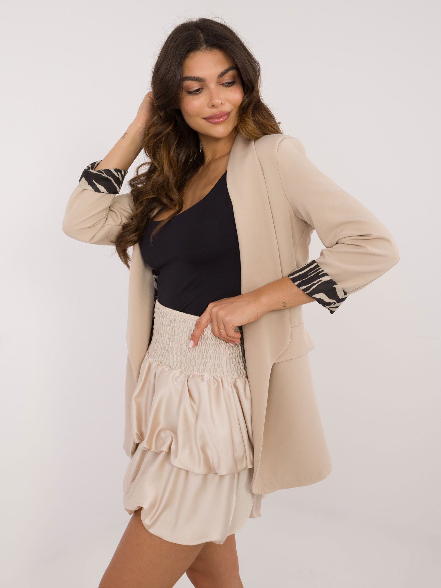 Spódnica z falbaną ITALY MODA