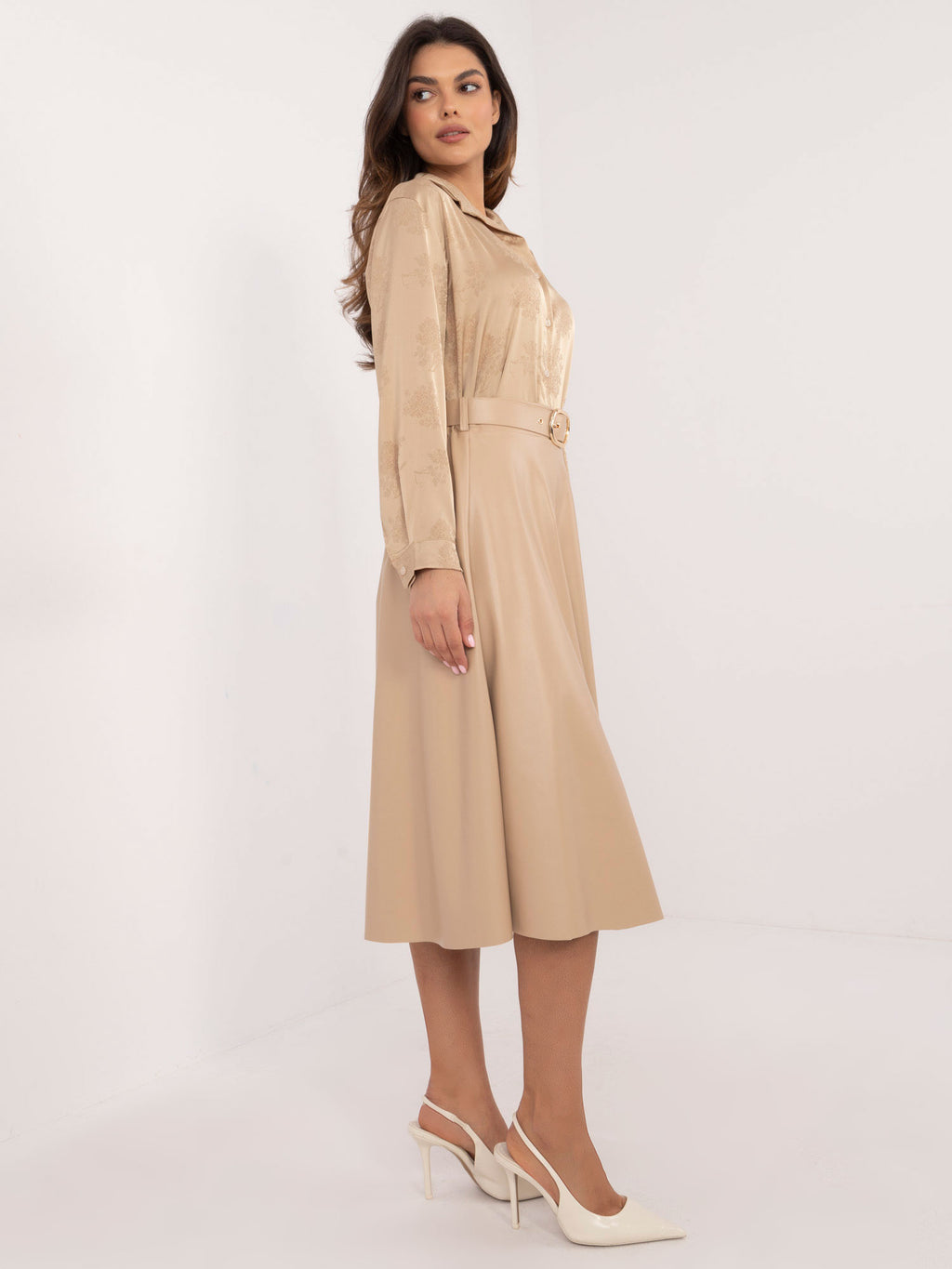 Spódnica z ekoskóry ITALY MODA