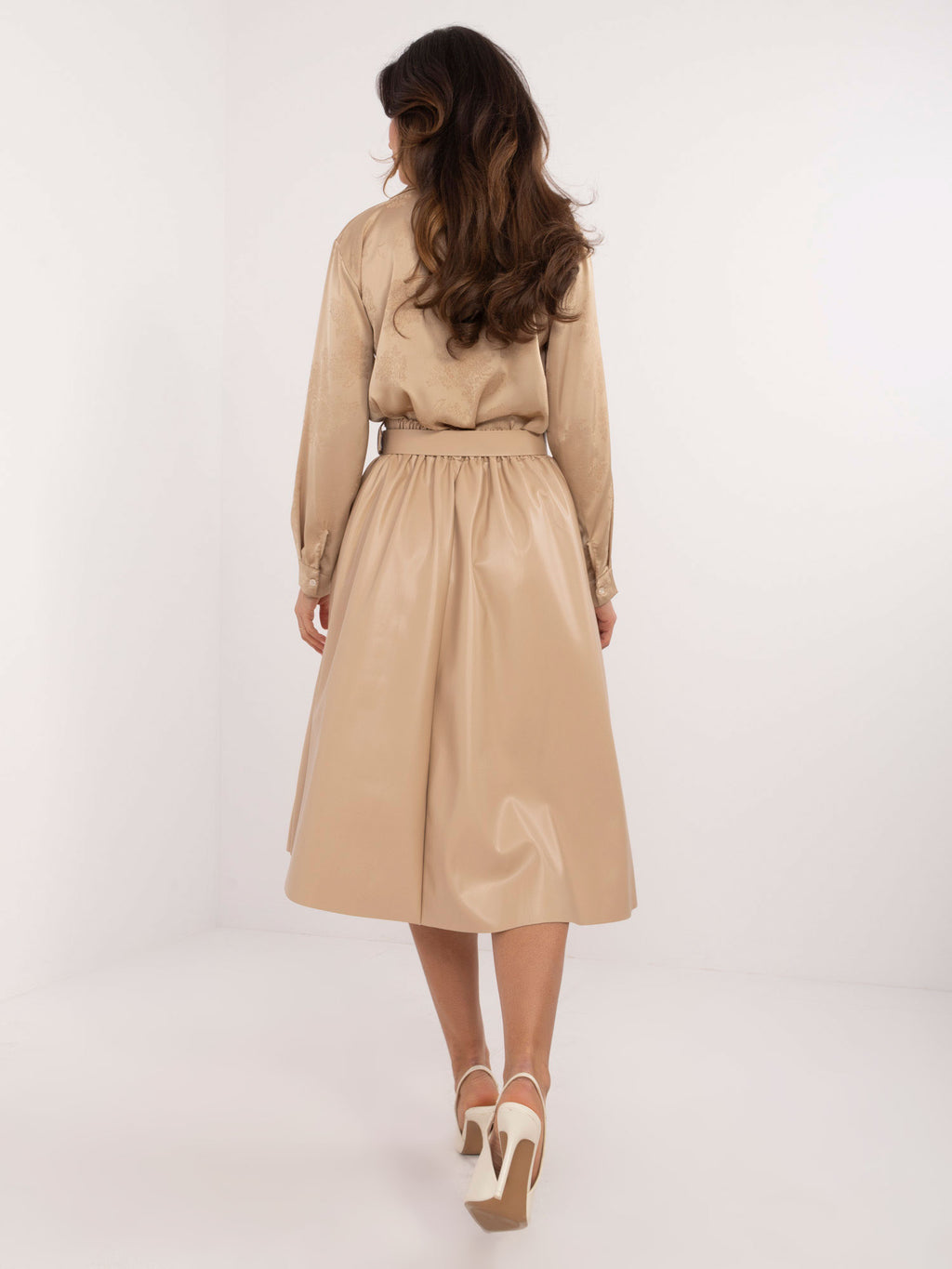 Spódnica z ekoskóry ITALY MODA