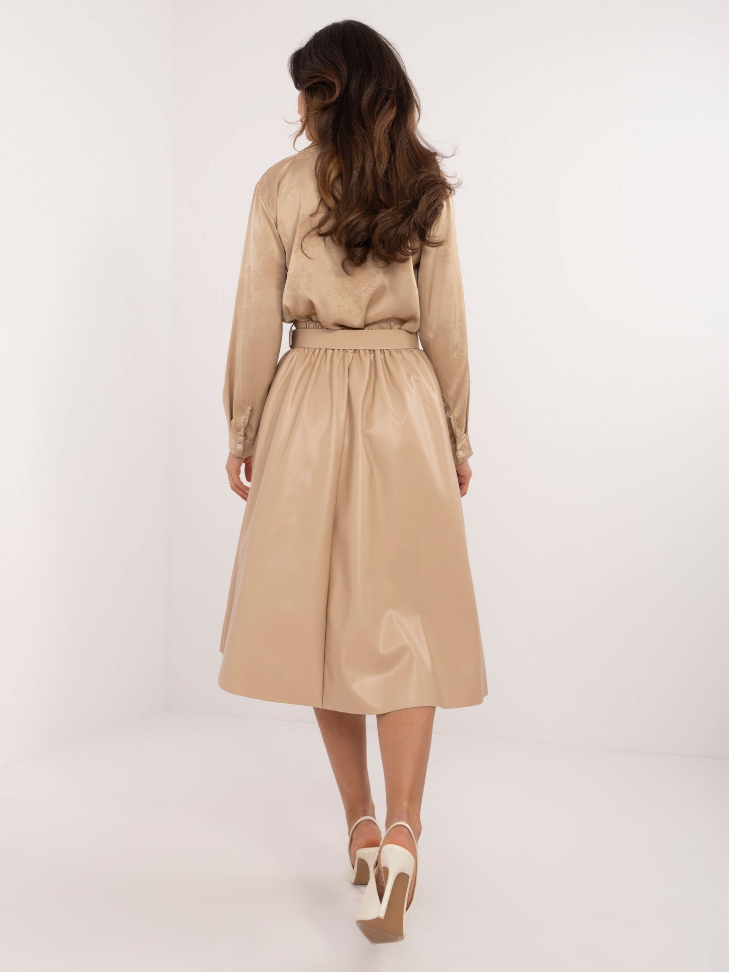 Spódnica z ekoskóry ITALY MODA