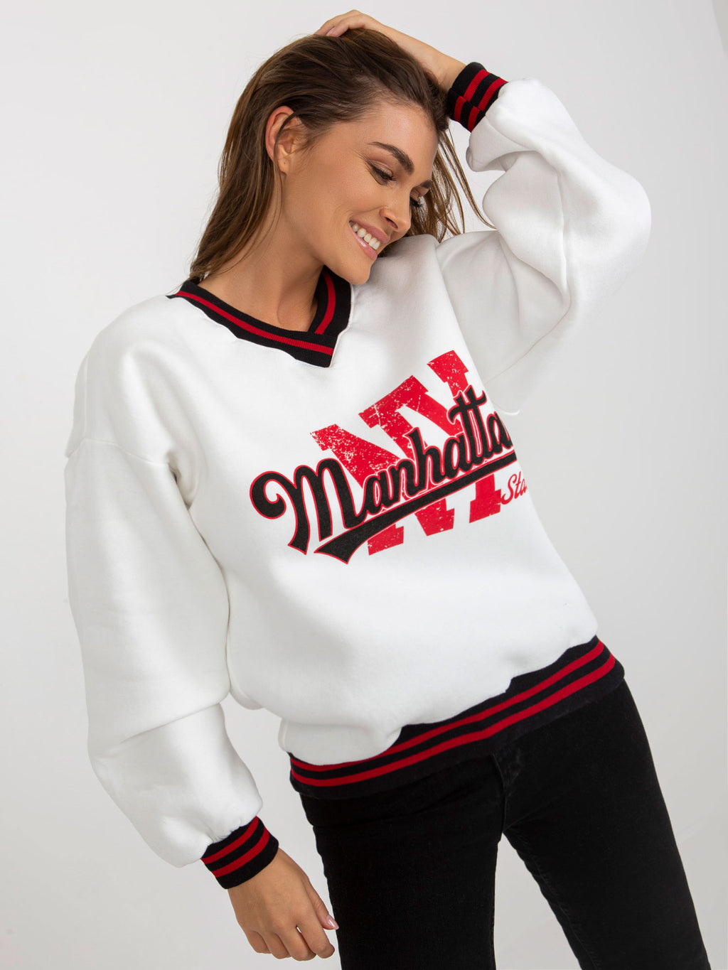 Bluza bez kaptura ex moda