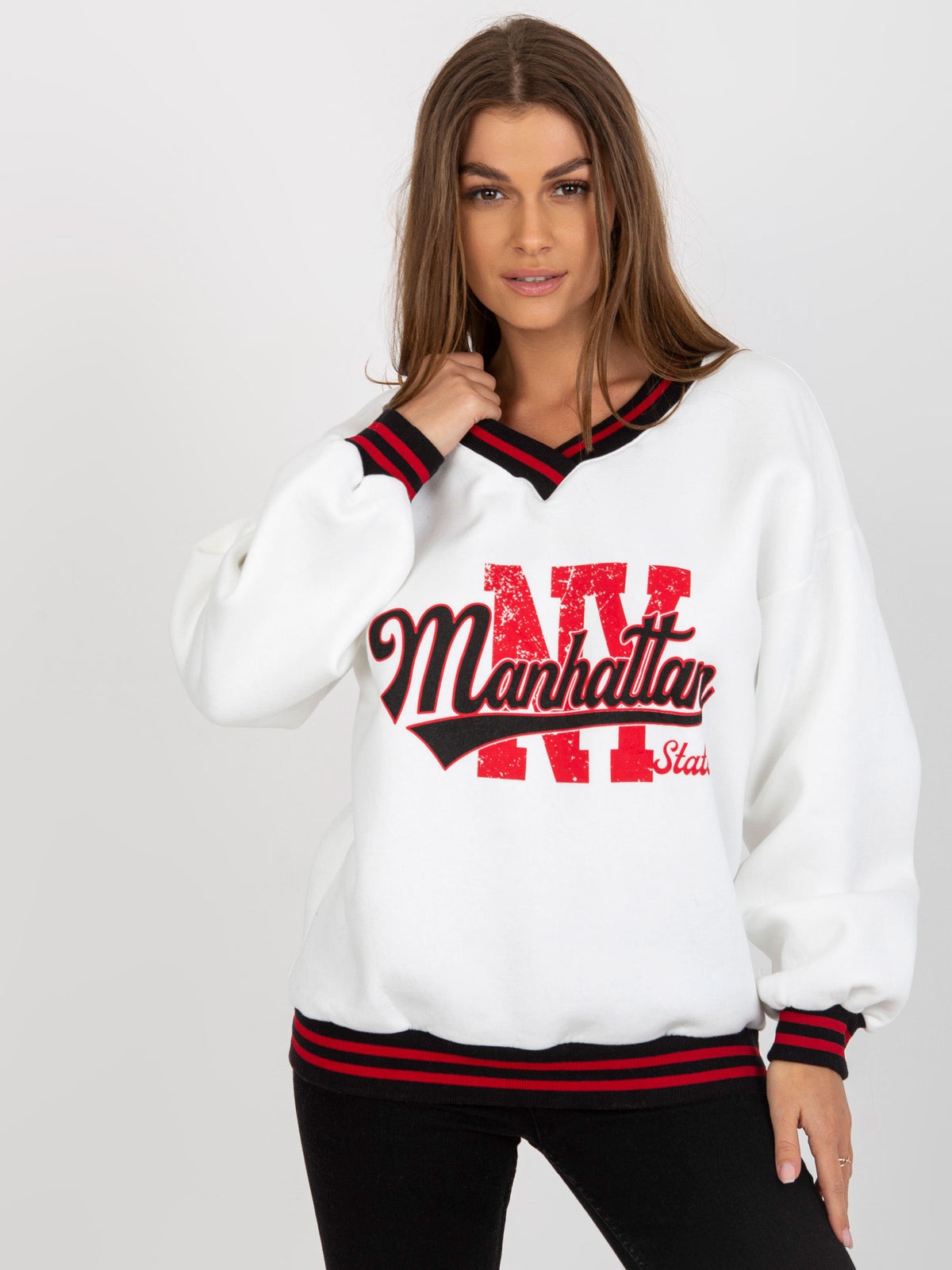 Bluza bez kaptura ex moda
