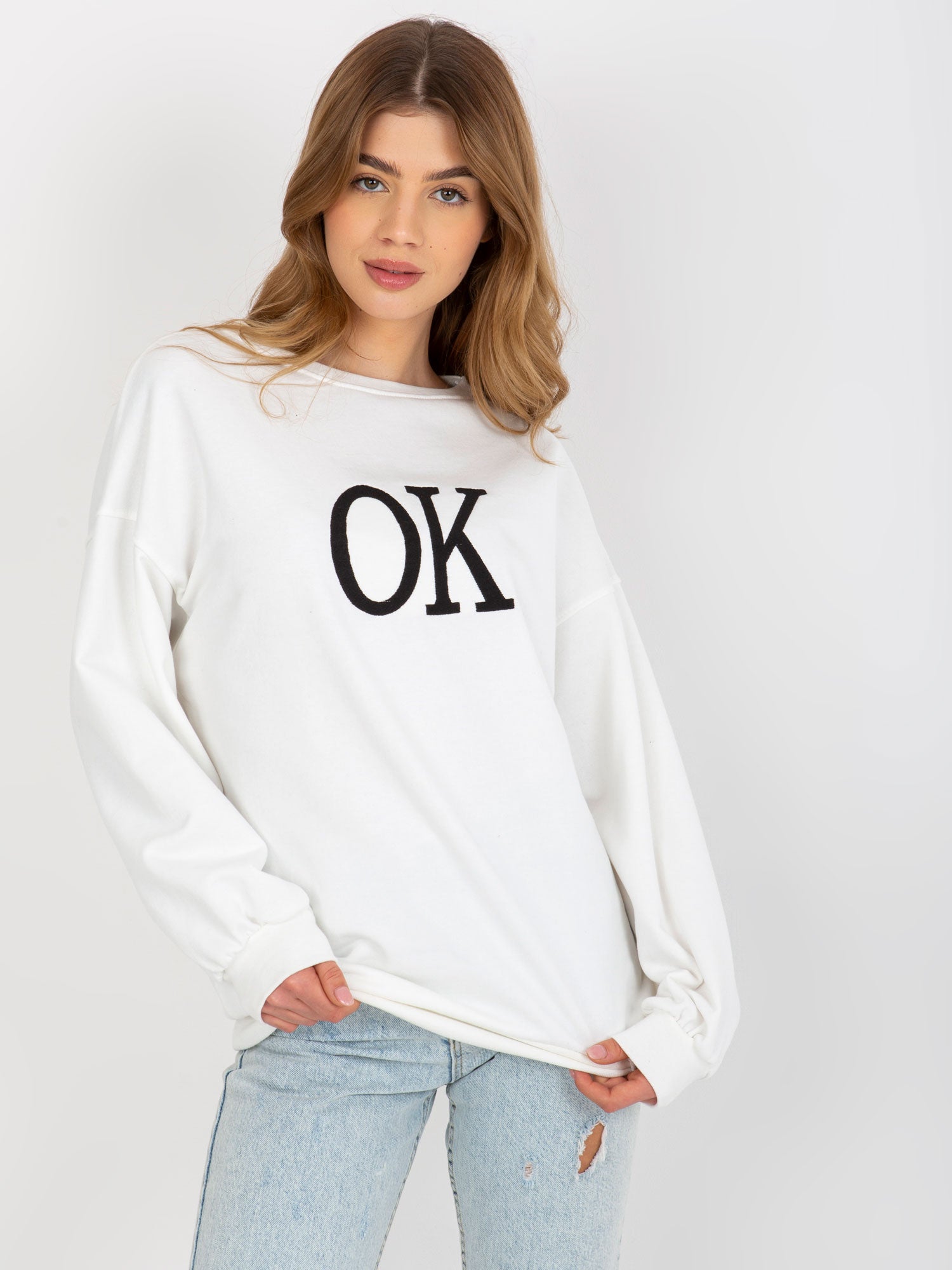 Bluza bez kaptura ex moda