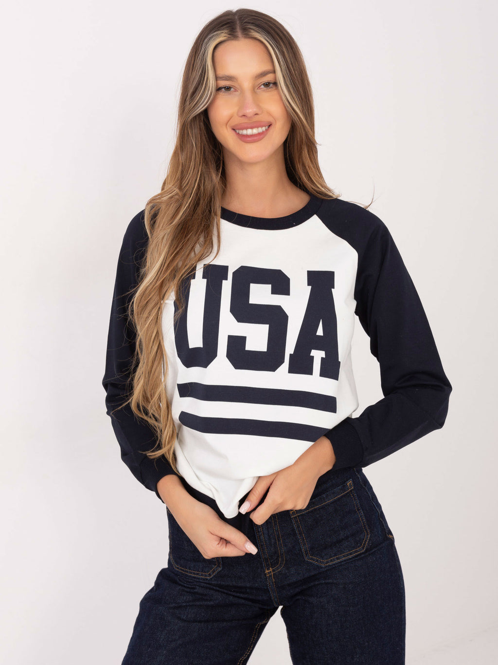 Bluza bez kaptura RUE PARIS