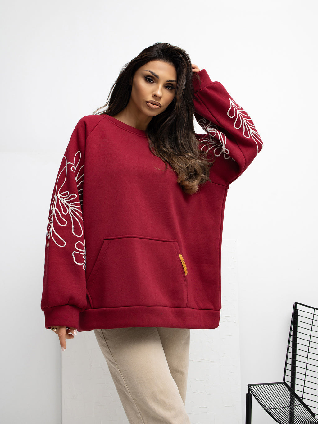 Bluza bez kaptura RUE PARIS