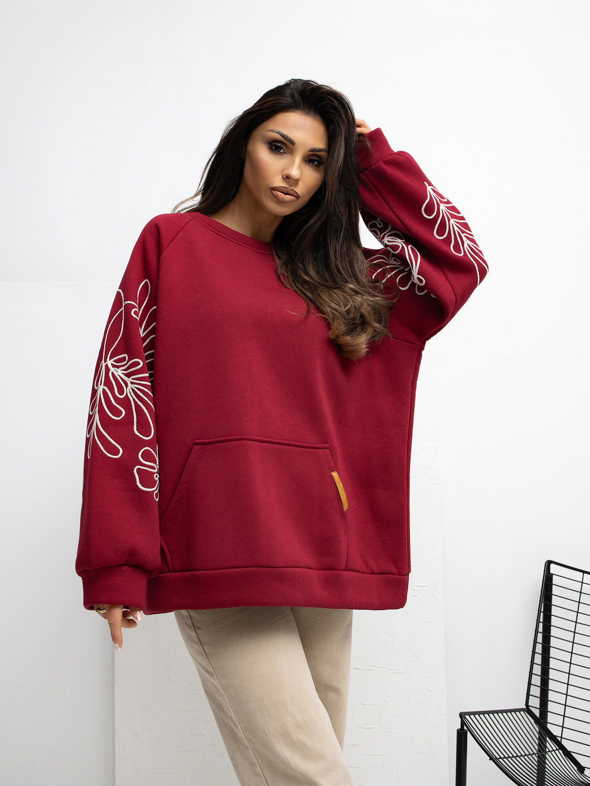 Bluza bez kaptura RUE PARIS