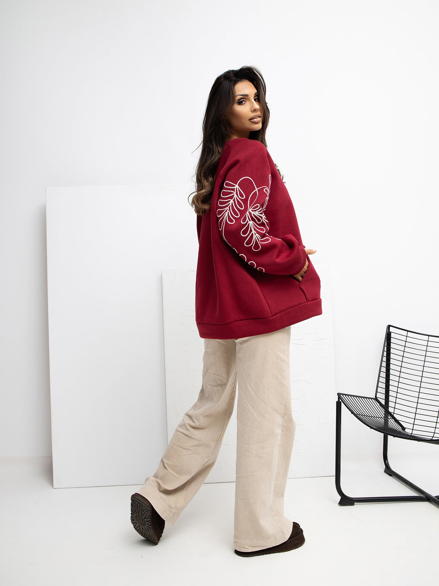 Bluza bez kaptura RUE PARIS