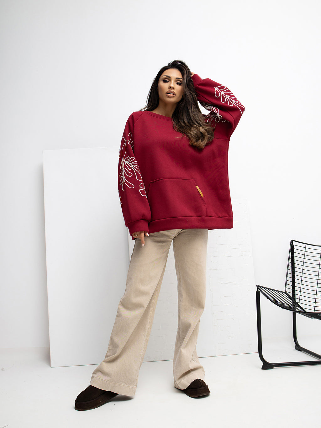 Bluza bez kaptura RUE PARIS