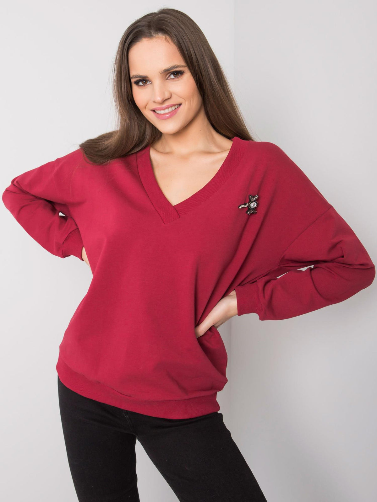 Bluza bez kaptura RUE PARIS