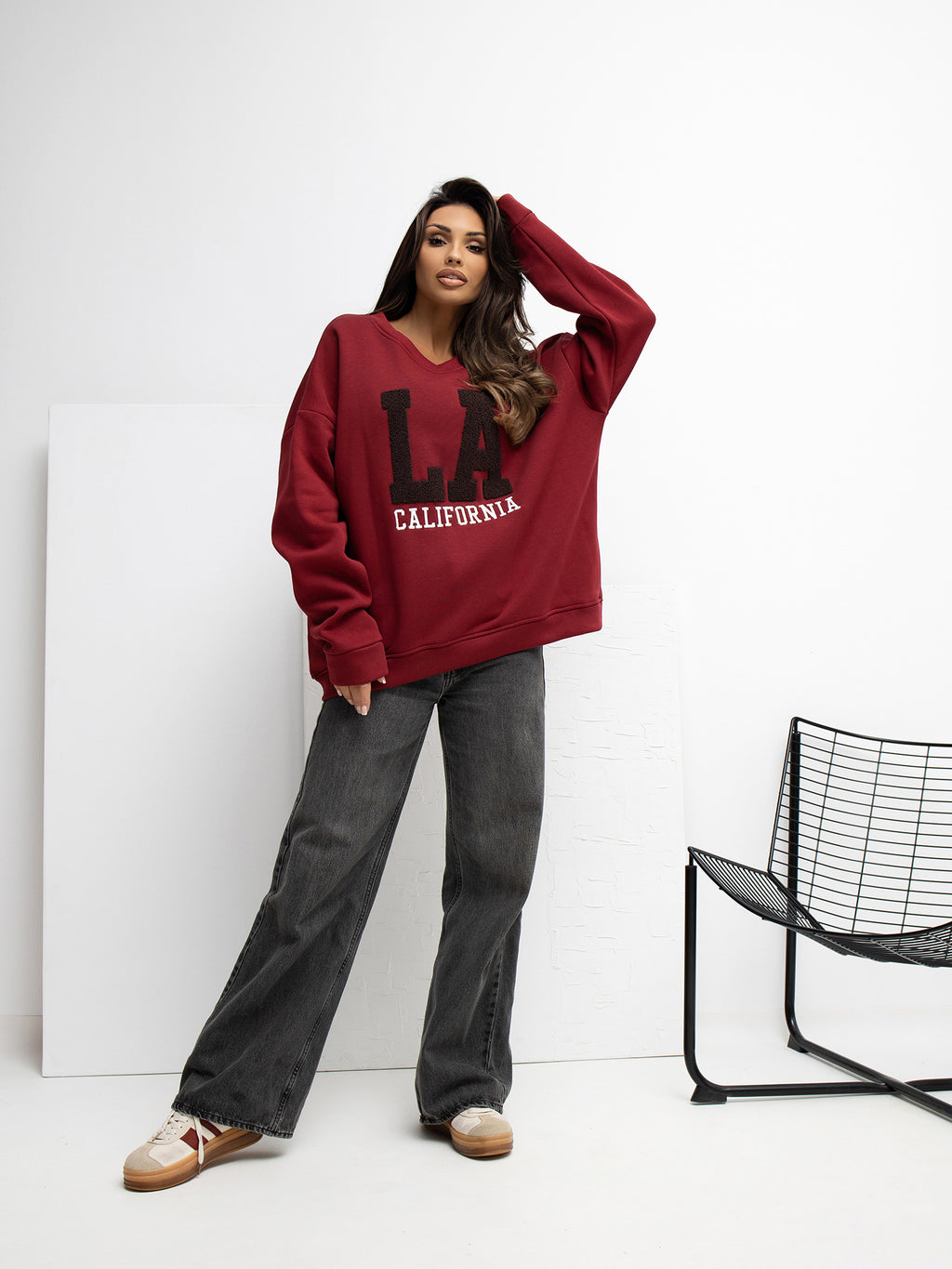 Bluza bez kaptura RUE PARIS