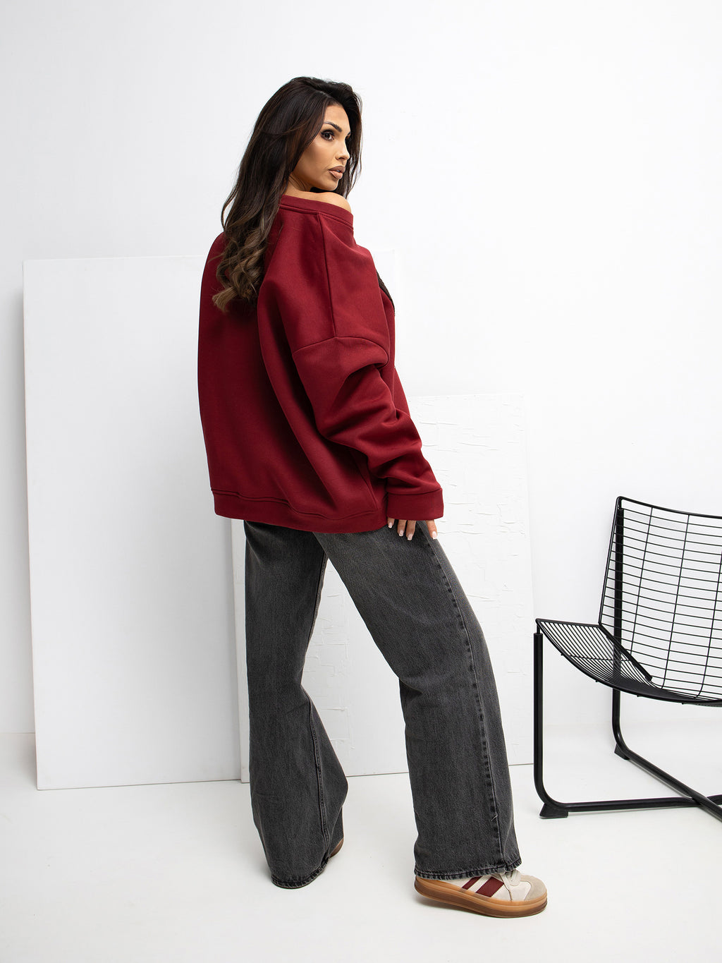 Bluza bez kaptura RUE PARIS