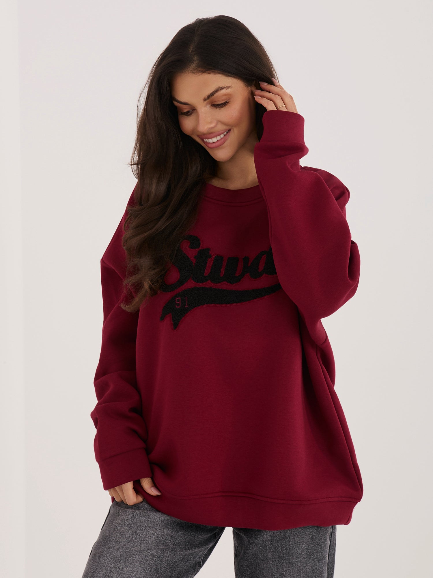 Bluza bez kaptura RUE PARIS