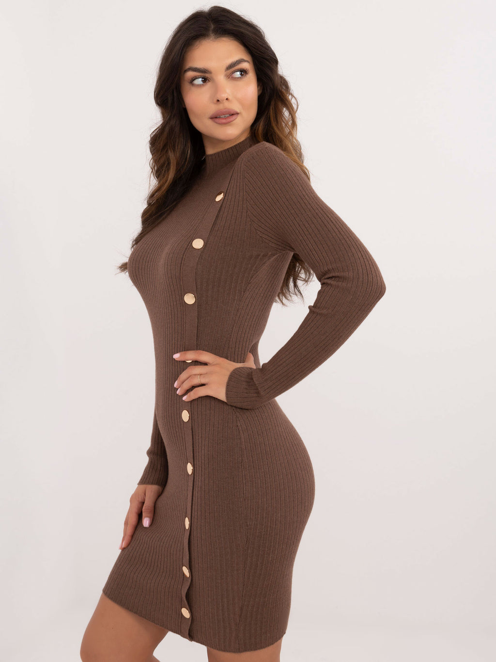 Sukienka dzianinowa Wool Fashion Italia
