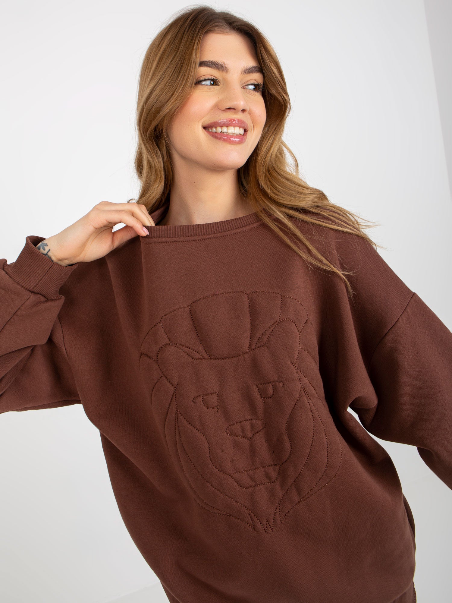 Bluza bez kaptura ex moda