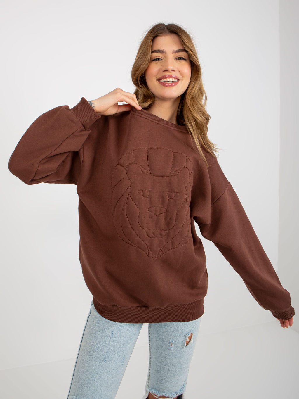 Bluza bez kaptura ex moda