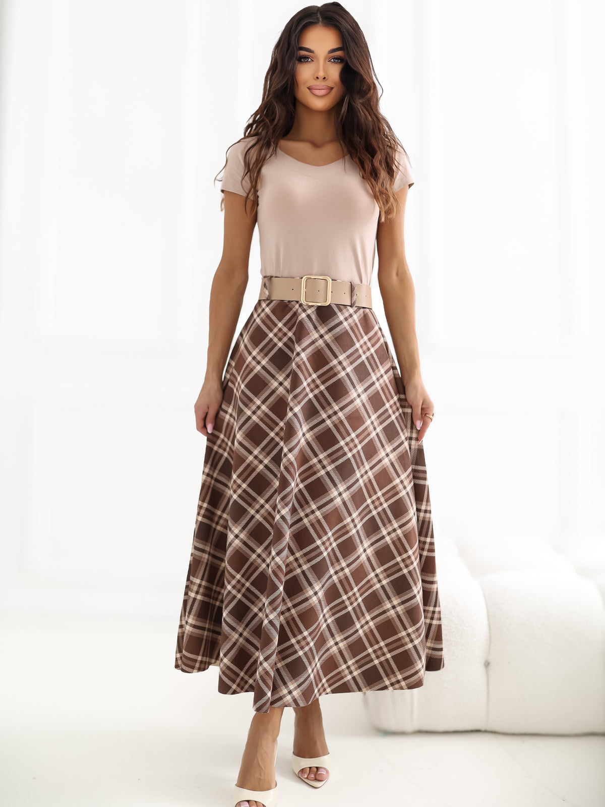 Spódnica rozkloszowana ITALY MODA