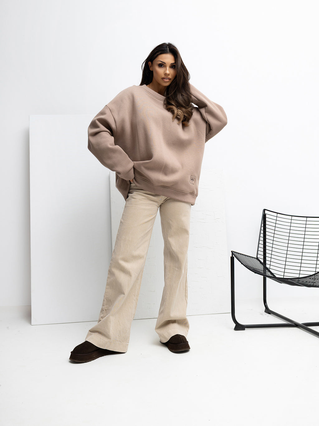 Bluza bez kaptura RUE PARIS