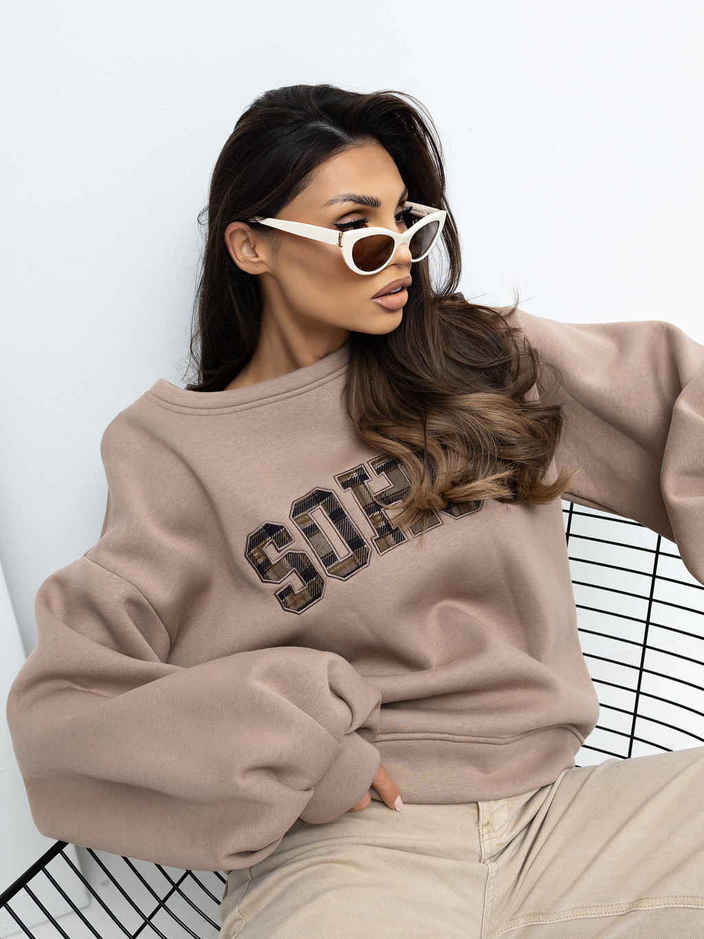 Bluza bez kaptura RUE PARIS