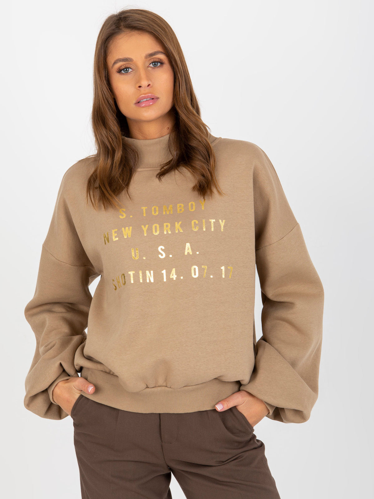 Bluza bez kaptura ex moda