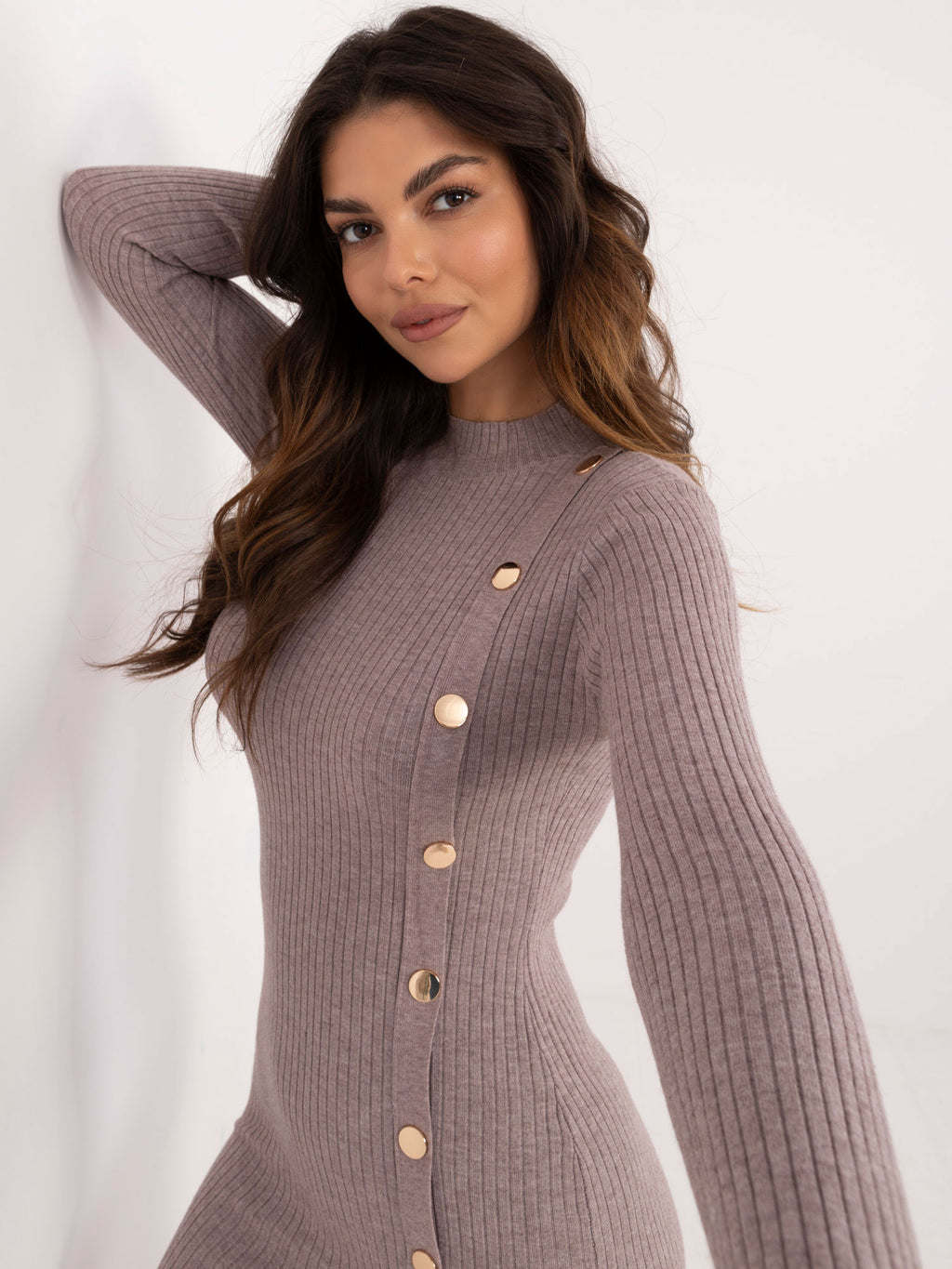 Sukienka dzianinowa Wool Fashion Italia