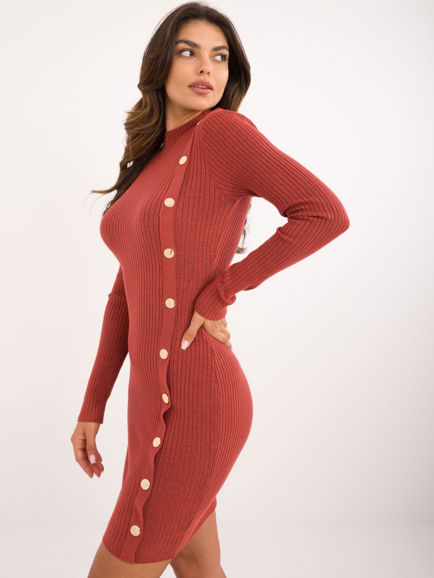 Sukienka dzianinowa Wool Fashion Italia