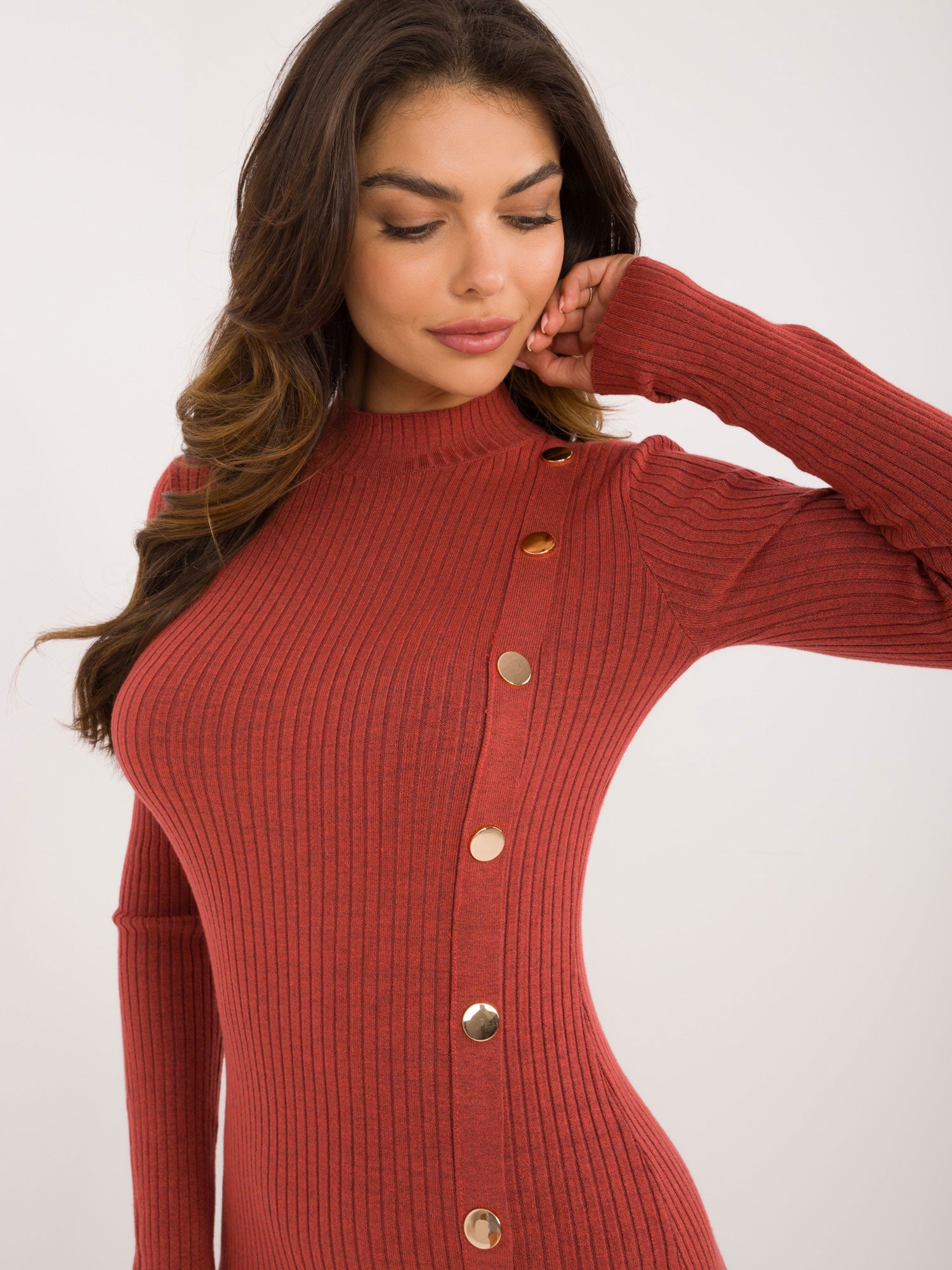 Sukienka dzianinowa Wool Fashion Italia