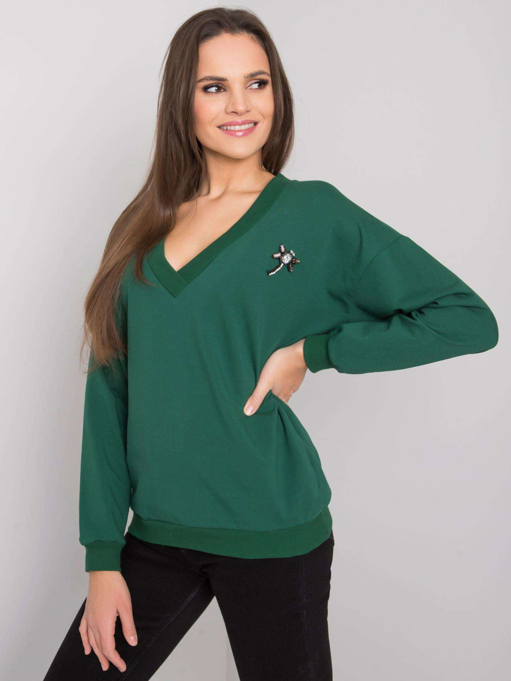 Bluza bez kaptura RUE PARIS