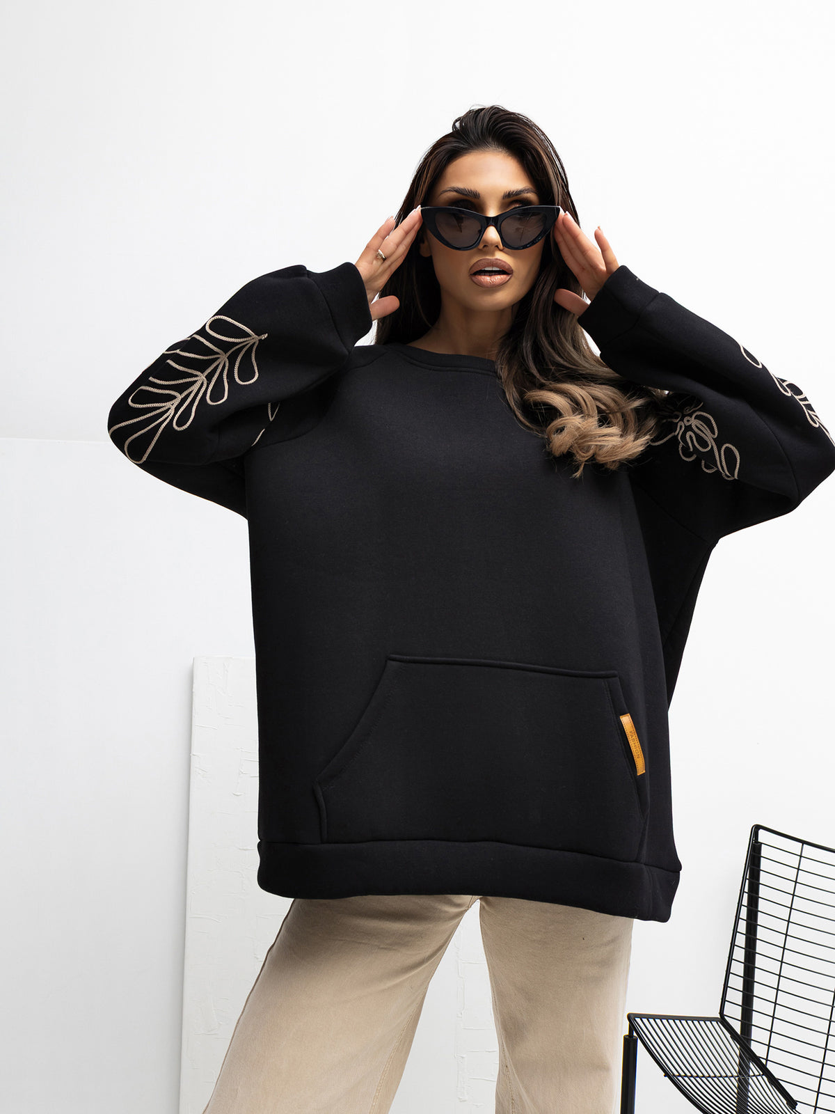 Bluza bez kaptura RUE PARIS
