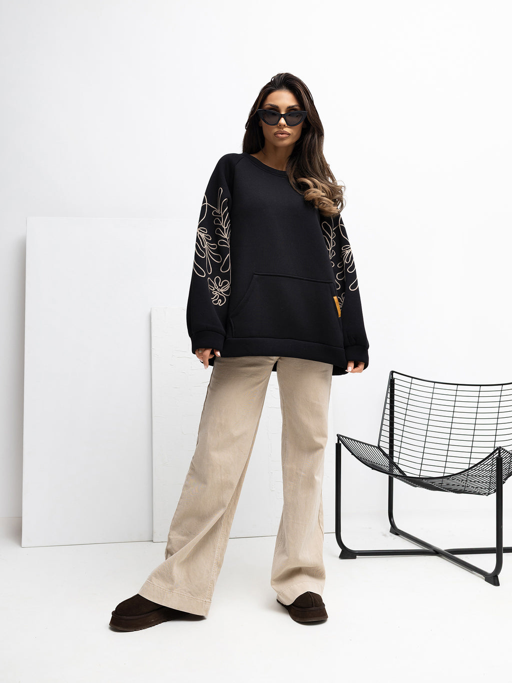 Bluza bez kaptura RUE PARIS