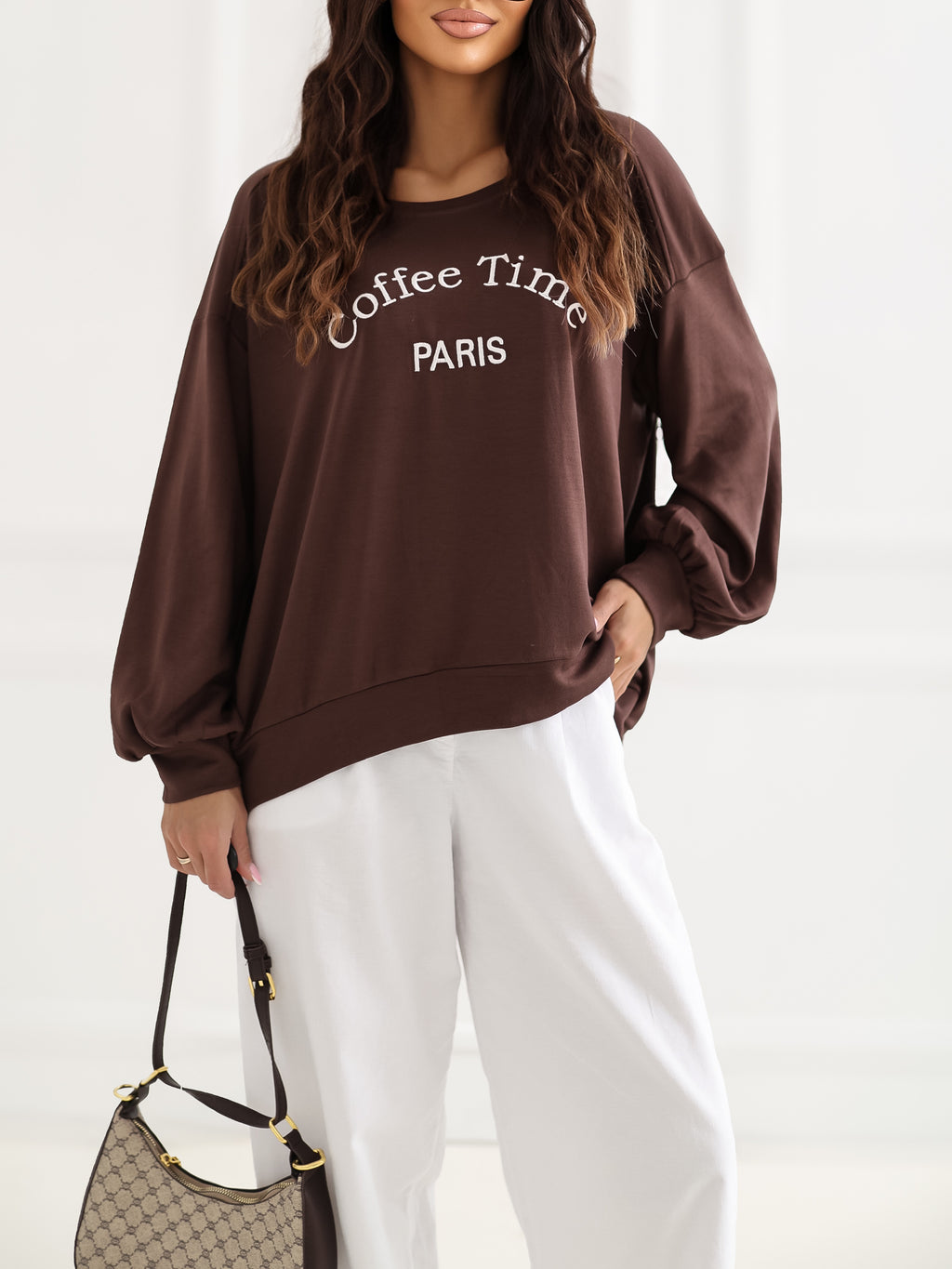Bluza bez kaptura RUE PARIS