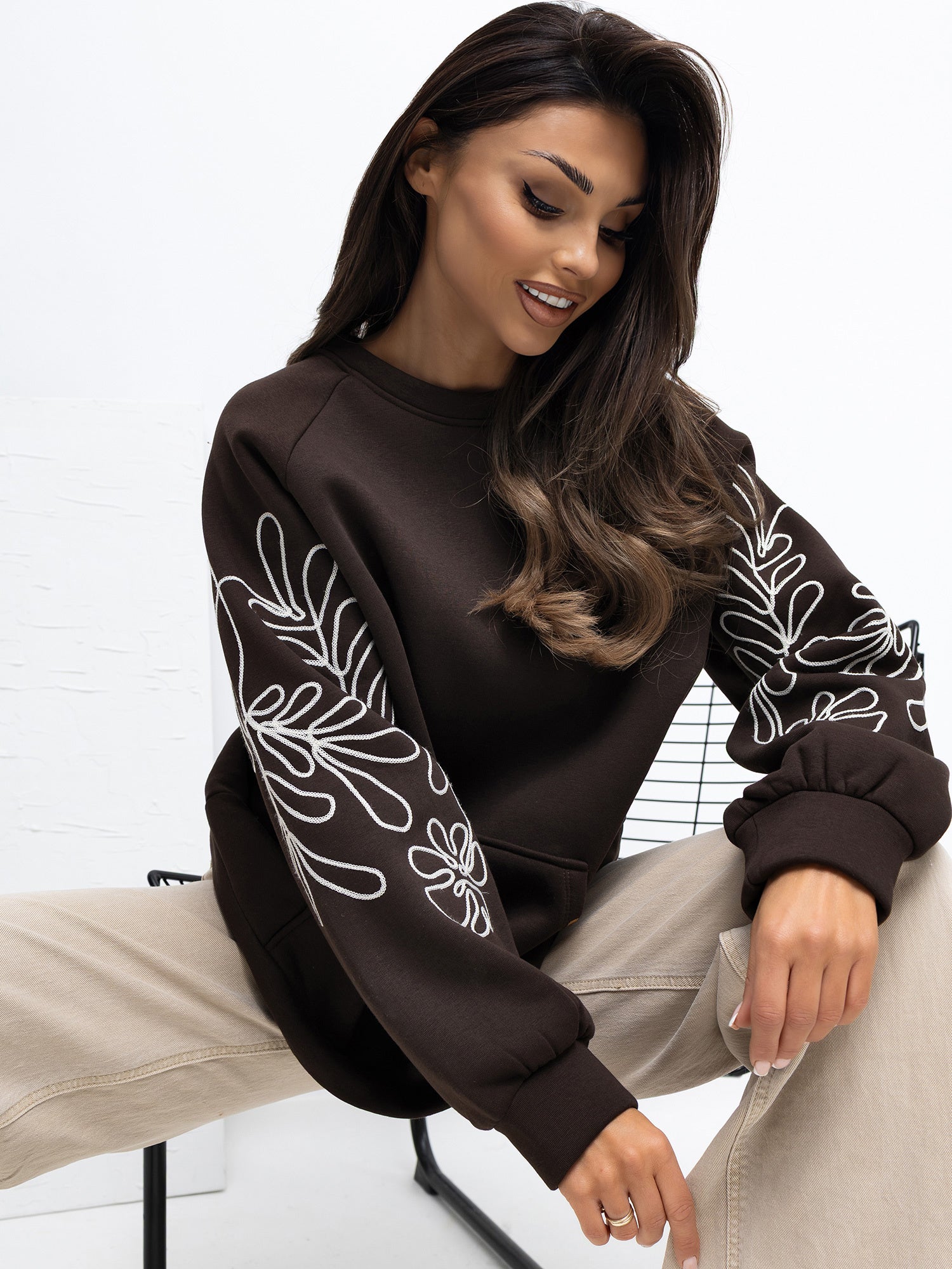 Bluza bez kaptura RUE PARIS