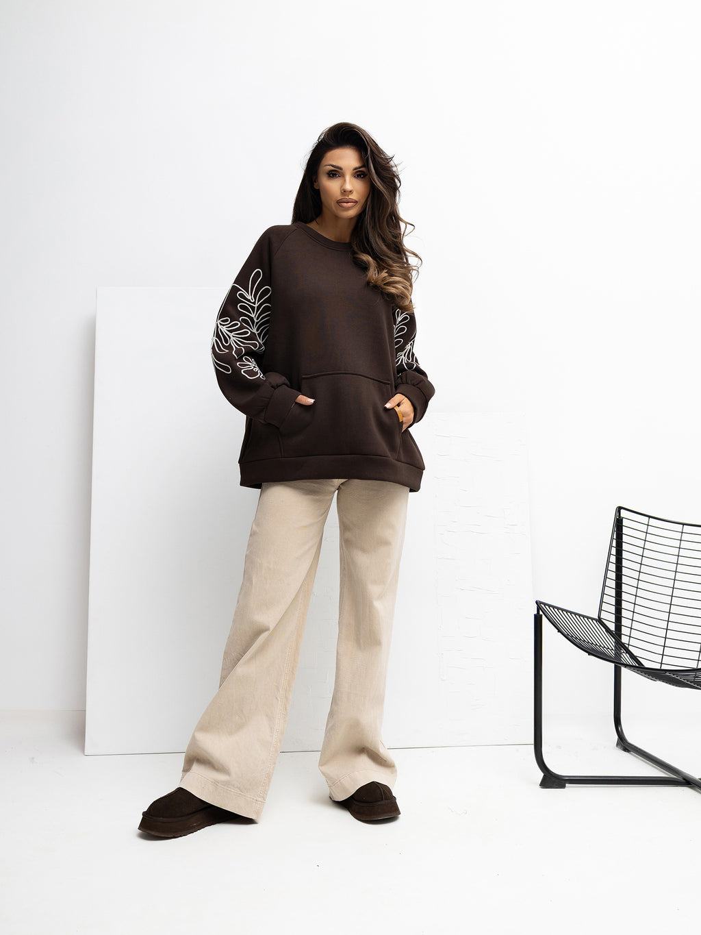 Bluza bez kaptura RUE PARIS