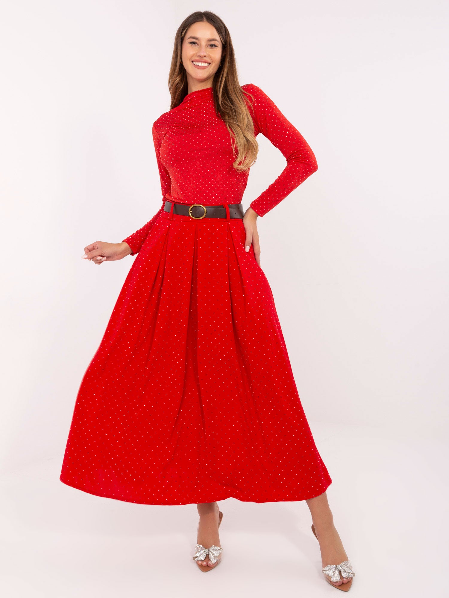 Rozkloszowana spódnica ITALY MODA