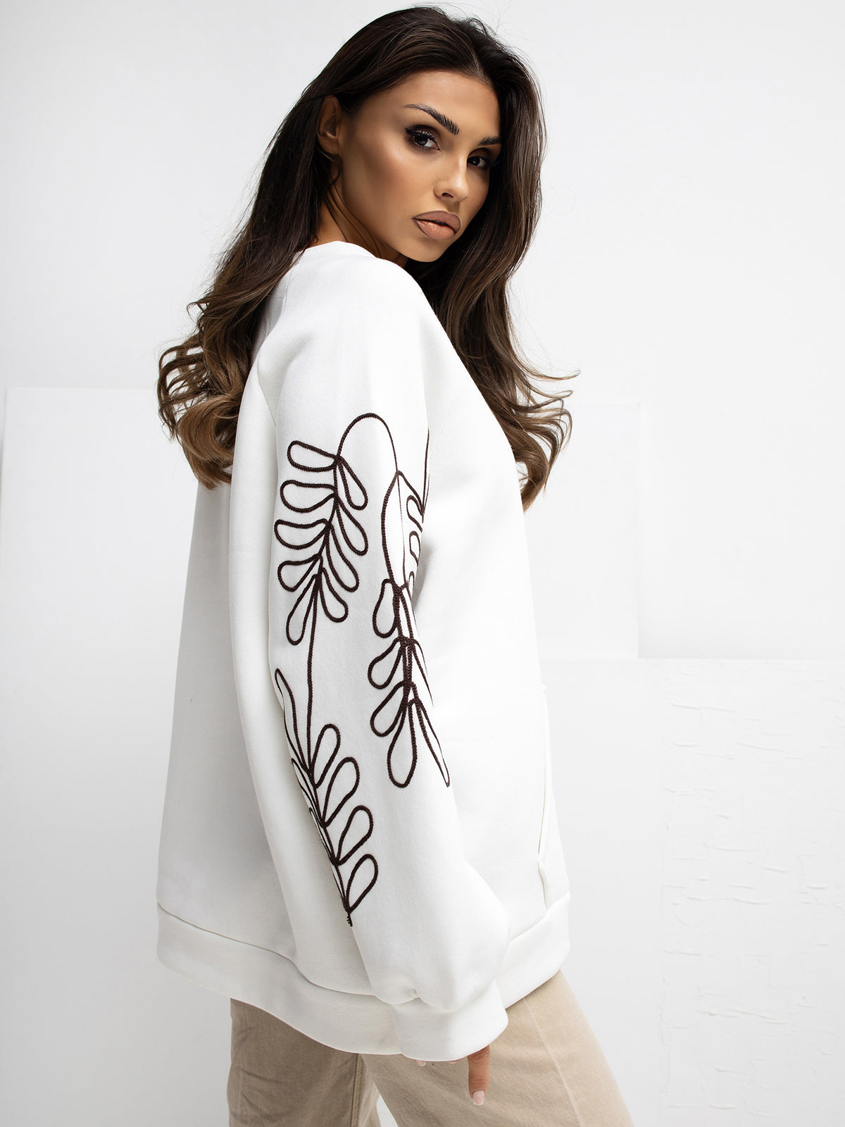 Bluza bez kaptura RUE PARIS