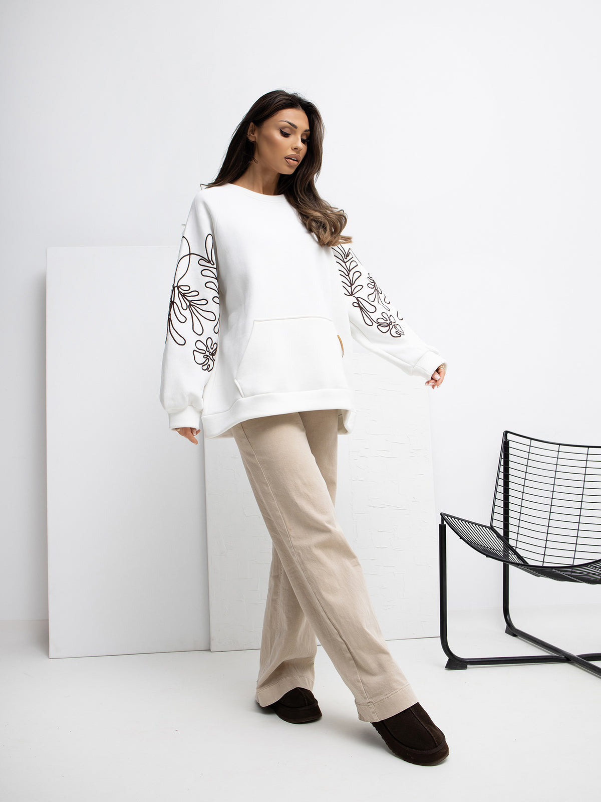 Bluza bez kaptura RUE PARIS