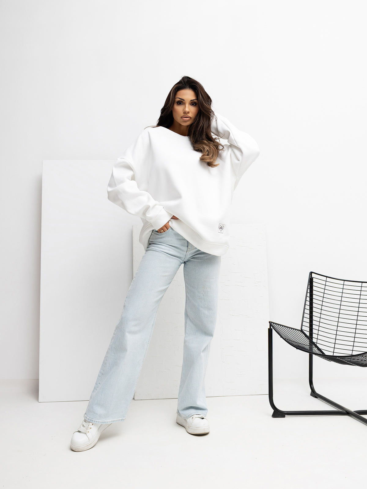 Bluza bez kaptura RUE PARIS
