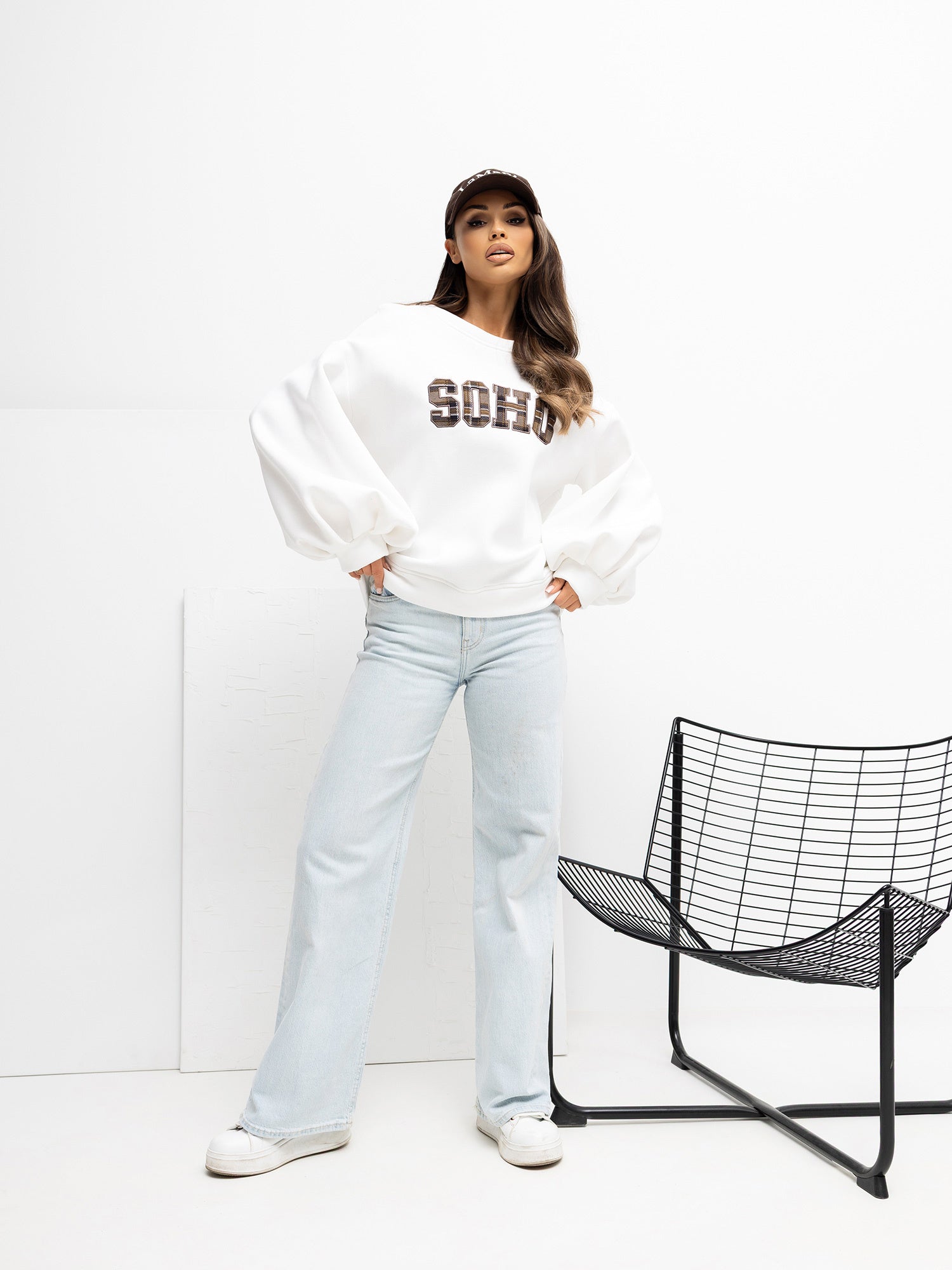 Bluza bez kaptura RUE PARIS