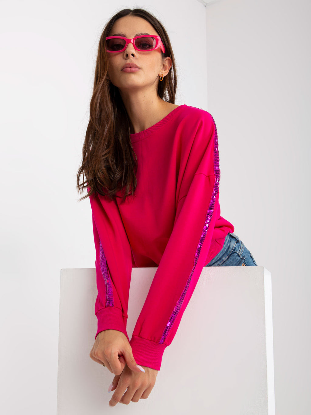 Bluza bez kaptura RUE PARIS