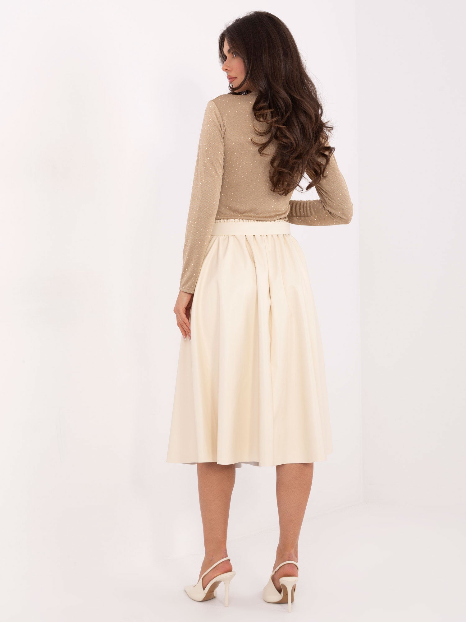 Spódnica z ekoskóry ITALY MODA