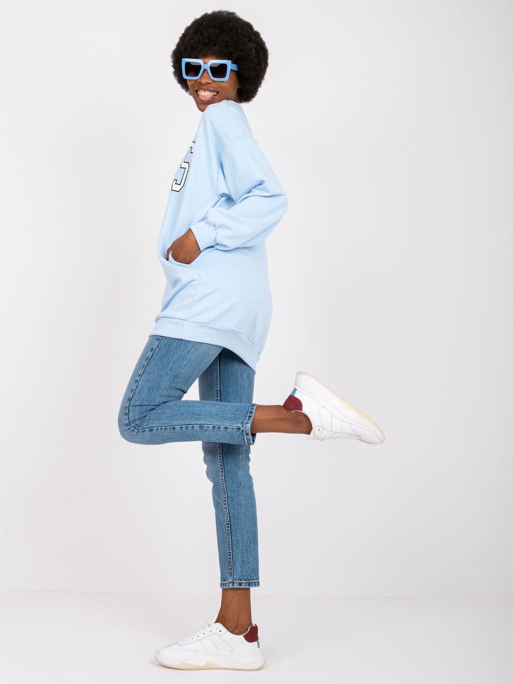 Bluza długa ex moda
