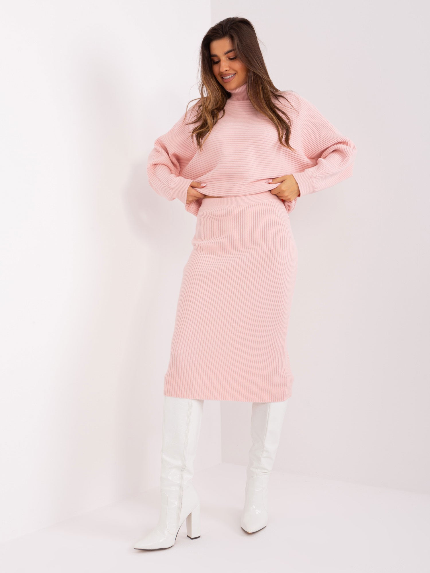 Spódnica dzianinowa Wool Fashion Italia