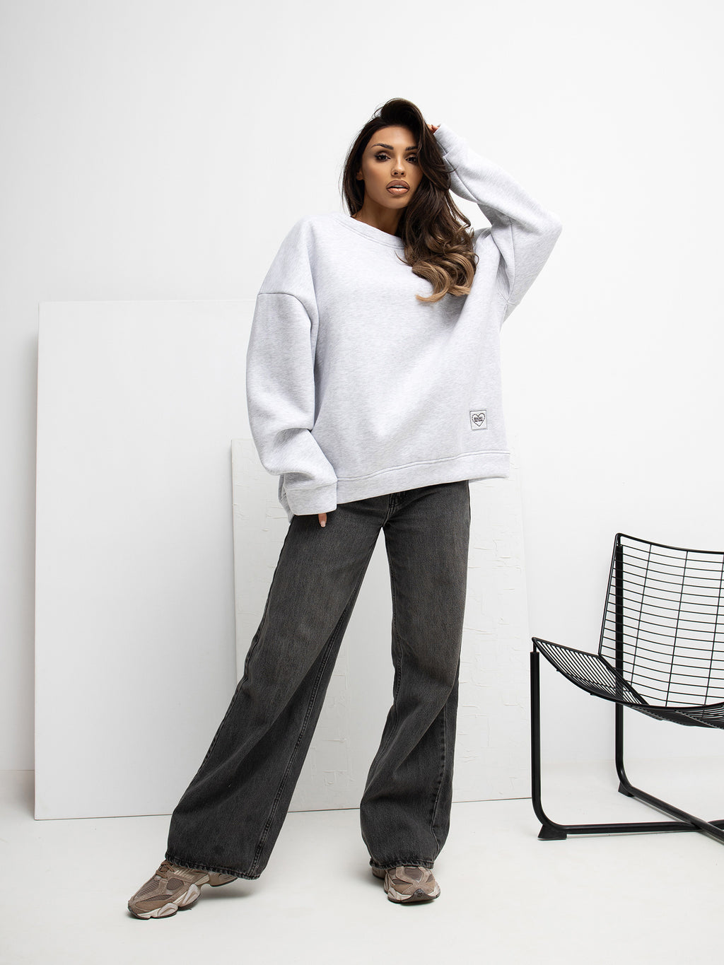 Bluza bez kaptura RUE PARIS