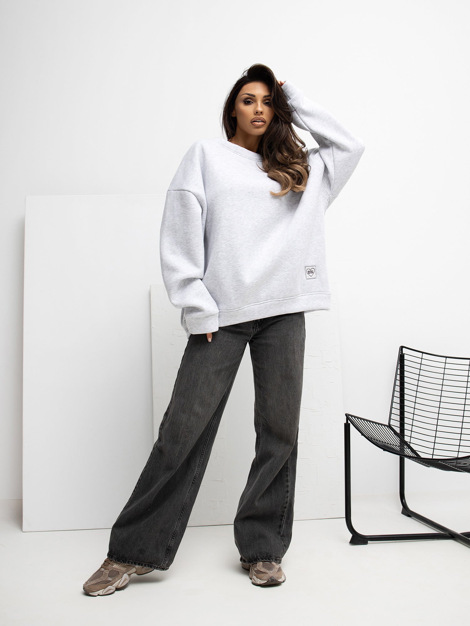 Bluza bez kaptura RUE PARIS