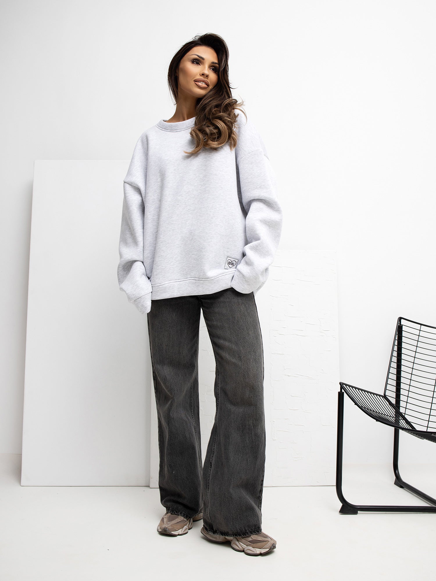 Bluza bez kaptura RUE PARIS