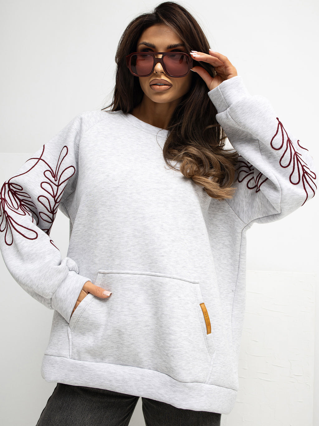 Bluza bez kaptura RUE PARIS